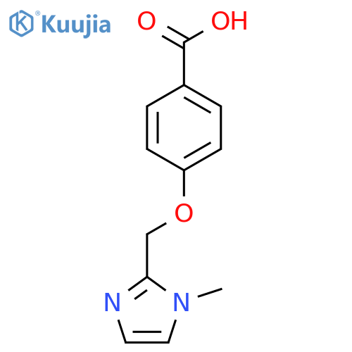 4-(1-Methyl-1H-imidazol-2-yl)methoxybenzoic Acid structure