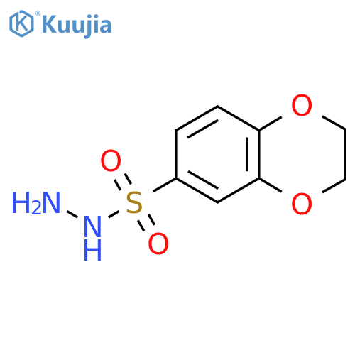 2,3-Dihydro-1,4-benzodioxine-6-sulfonohydrazide structure