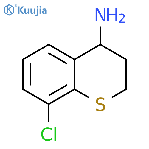 2H-1-Benzothiopyran-4-amine, 8-chloro-3,4-dihydro- structure
