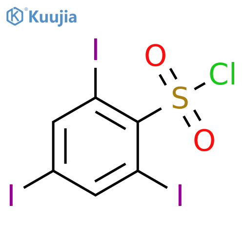 2,4,6-TRIIODOBENZENE-1-SULFONYL CHLORIDE structure