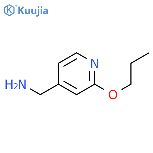 1-(2-propoxypyridin-4-yl)methanamine structure