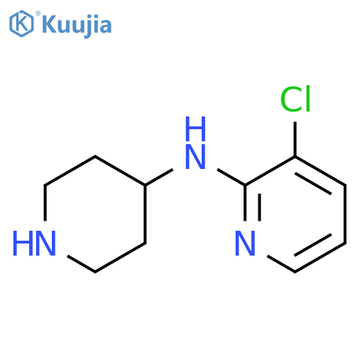 3-CHLORO-N-(PIPERIDIN-4-YL)PYRIDIN-2-AMINE structure