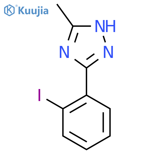 5-(2-Iodophenyl)-3-methyl-1H-1,2,4-triazole structure