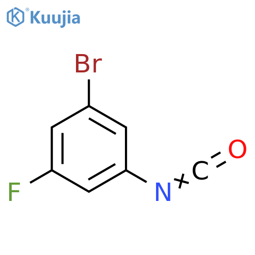 1-bromo-3-fluoro-5-isocyanatobenzene structure