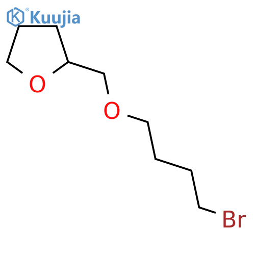 2-[(4-Bromobutoxy)methyl]oxolane structure