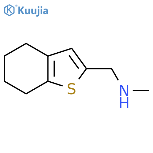 methyl(4,5,6,7-tetrahydro-1-benzothiophen-2-yl)methylamine structure