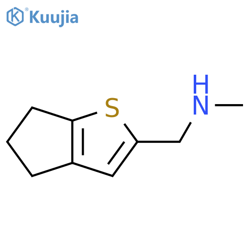 ({4H,5H,6H-cyclopentabthiophen-2-yl}methyl)(methyl)amine structure