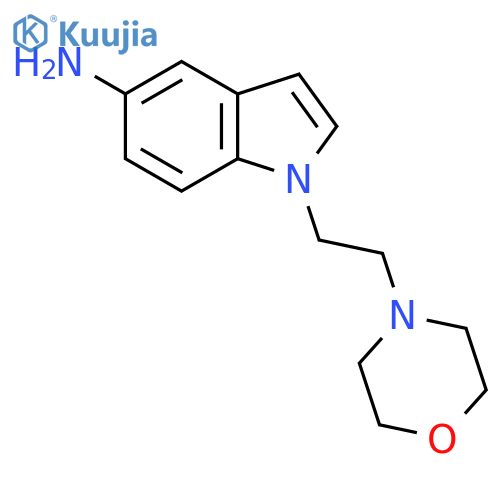 1-[2-(Morpholin-4-yl)ethyl]-1H-indol-5-amine structure