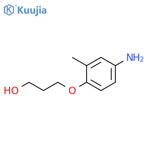 3-(4-Amino-2-methylphenoxy)propan-1-ol structure