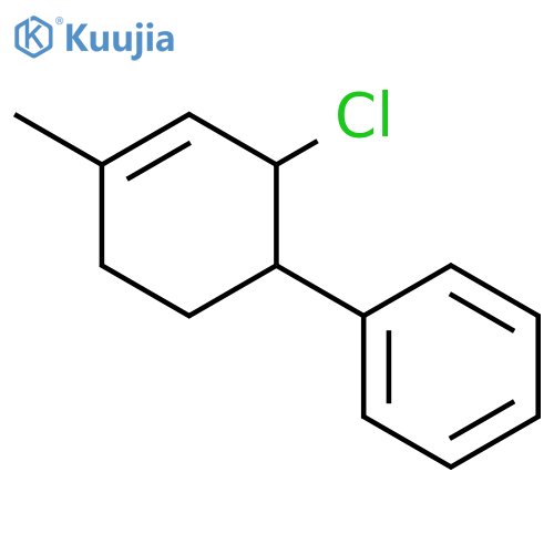 Benzene, (2-chloro-4-methyl-3-cyclohexen-1-yl)- structure
