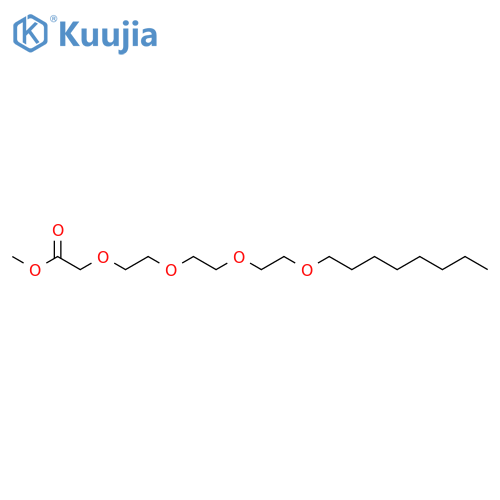 3,6,9,12-Tetraoxaeicosanoic acid, methyl ester structure