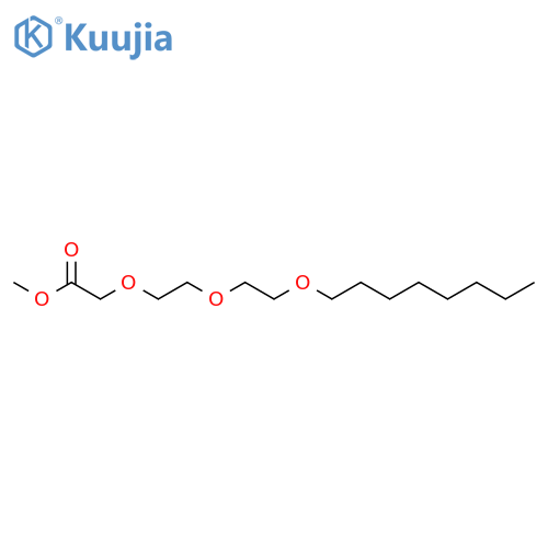 ACETIC ACID, [2-[2-(OCTYLOXY)ETHOXY]ETHOXY]-, METHYL ESTER structure