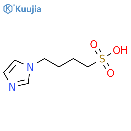 1H-Imidazole-1-butanesulfonic acid structure