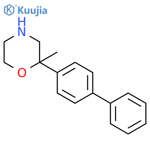 MORPHOLINE, 2-[1,1'-BIPHENYL]-4-YL-2-METHYL- structure