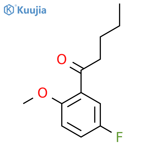 1-(5-Fluoro-2-methoxyphenyl)pentan-1-one structure