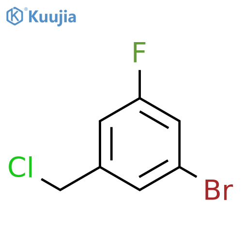 1-bromo-3-(chloromethyl)-5-fluorobenzene structure