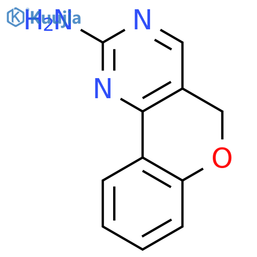 5h-chromeno[4,3-d]pyrimidin-2-amine structure