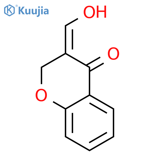 4H-1-Benzopyran-4-one, 2,3-dihydro-3-(hydroxymethylene)-, (Z)- structure