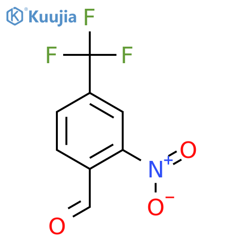 2-Nitro-4-(trifluoromethyl)benzaldehyde structure