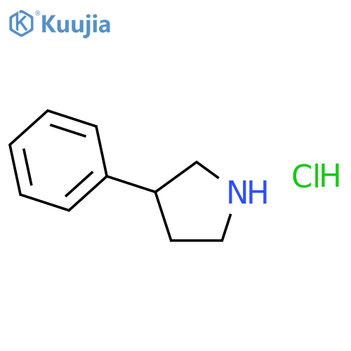 (3S)-3-phenylpyrrolidine hydrochloride structure