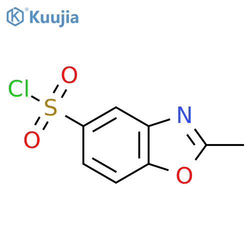 2-Methyl-1,3-benzoxazole-5-sulfonyl chloride structure