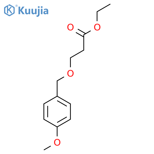 Ethyl 3-(4-Methoxyphenyl)methoxypropanoate structure
