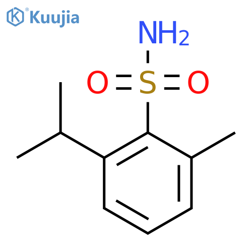 2-Methyl-6-(propan-2-YL)benzene-1-sulfonamide structure