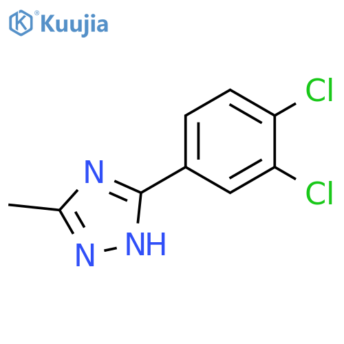 5-(3,4-dichlorophenyl)-3-methyl-1H-1,2,4-triazole structure