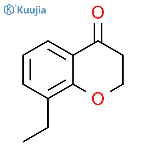 8-ethyl-3,4-dihydro-2H-1-benzopyran-4-one structure