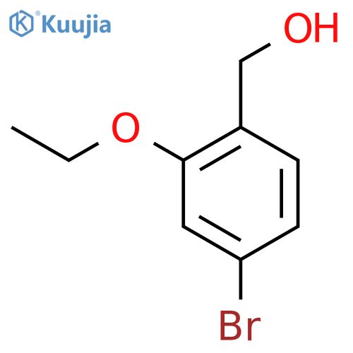 4-Bromo-2-ethoxybenzyl alcohol structure