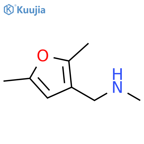 [(2,5-dimethylfuran-3-yl)methyl](methyl)amine structure