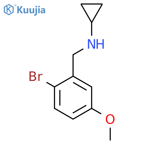 N-(2-Bromo-5-methoxybenzyl)cyclopropanamine structure