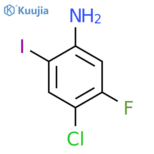 4-Chloro-5-fluoro-2-iodoaniline structure