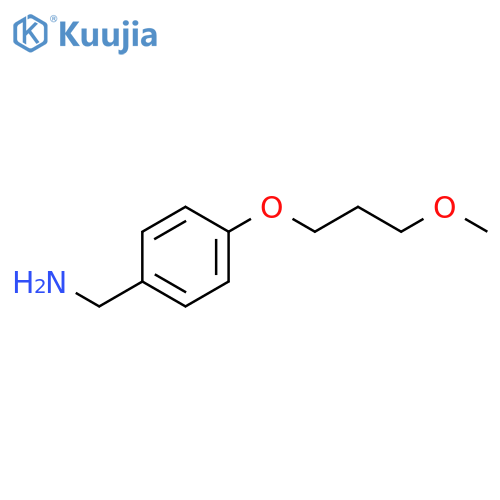 4-(3-Methoxypropoxy)phenylmethanamine structure