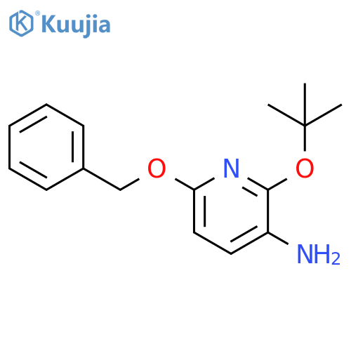 6-(benzyloxy)-2-(tert-butoxy)pyridin-3-amine structure