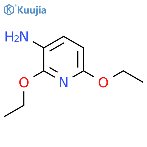 2,6-diethoxypyridin-3-amine structure