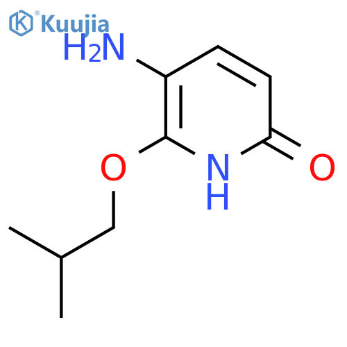 5-Amino-6-(2-methylpropoxy)pyridin-2-ol structure