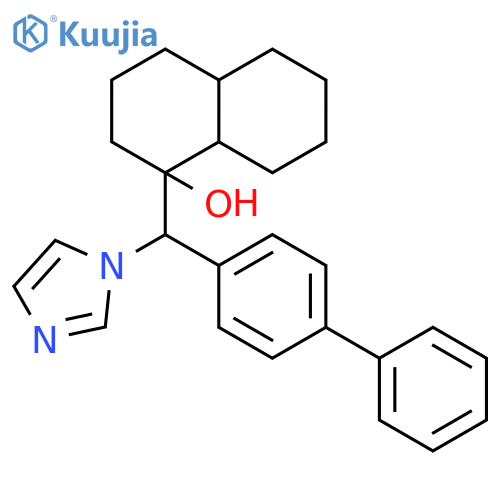 1-Naphthalenol, 1-([1,1'-biphenyl]-4-yl-1H-imidazol-1-ylmethyl)decahydro- structure