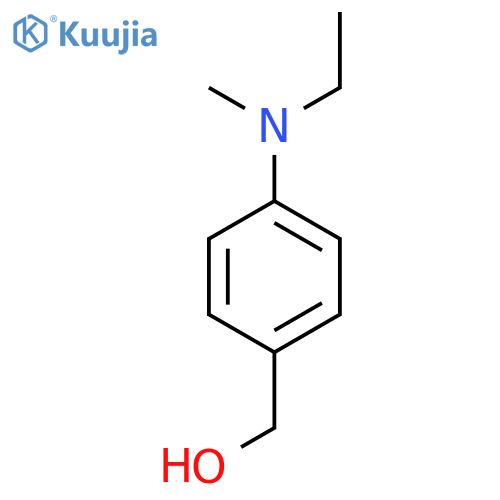 {4-ethyl(methyl)aminophenyl}methanol structure