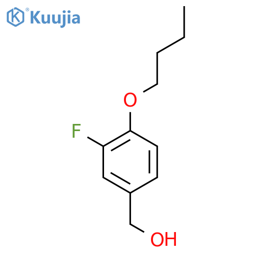 Benzenemethanol, 4-butoxy-3-fluoro- structure