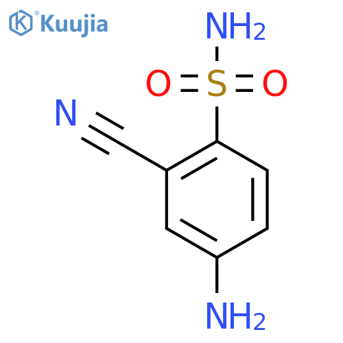 4-Amino-2-cyanobenzene-1-sulfonamide structure