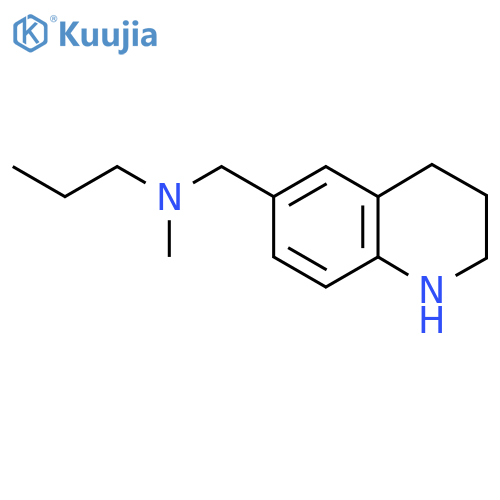 n-Methyl-N-((1,2,3,4-tetrahydroquinolin-6-yl)methyl)propan-1-amine structure