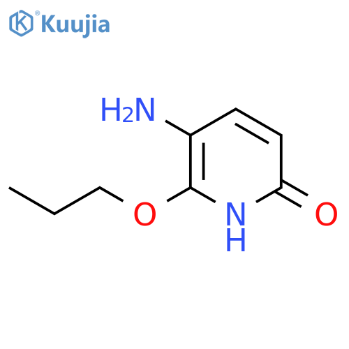 5-amino-6-propoxypyridin-2-ol structure