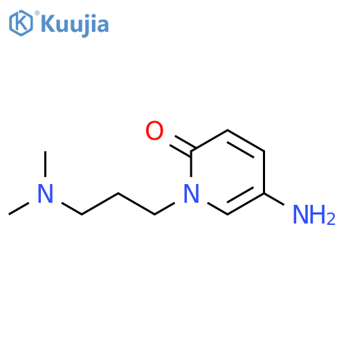 5-amino-1-3-(dimethylamino)propyl-1,2-dihydropyridin-2-one structure