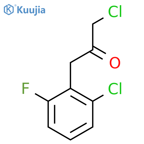 1-Chloro-3-(2-chloro-6-fluorophenyl)propan-2-one structure