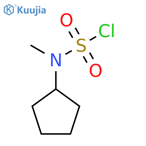 N-Cyclopentyl-N-methylsulfamoyl chloride structure