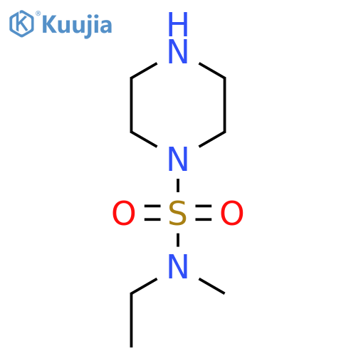 N-Ethyl-N-methylpiperazine-1-sulfonamide structure