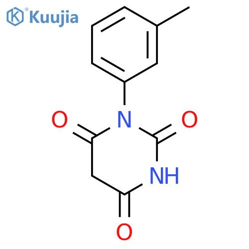 1-(3-methylphenyl)-1,3-diazinane-2,4,6-trione structure