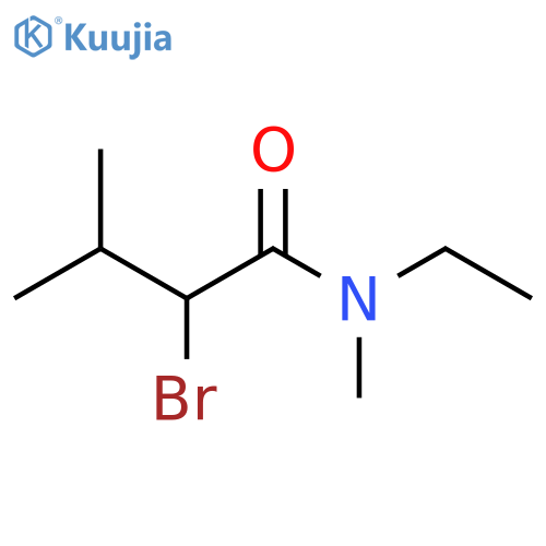 2-bromo-N-ethyl-N,3-dimethylbutanamide structure