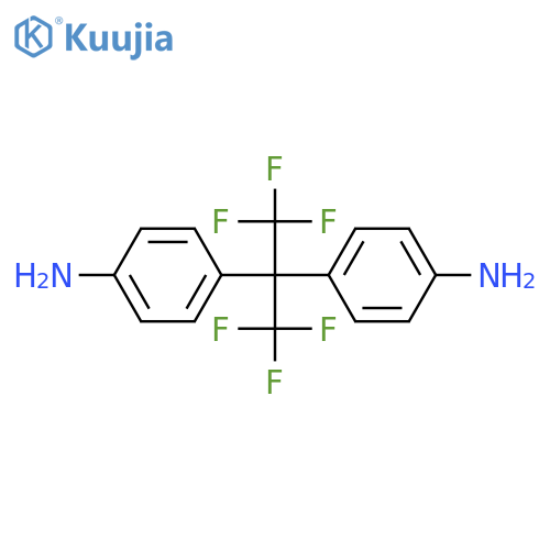 2,2-Bis(4-aminophenyl)hexafluoropropane structure
